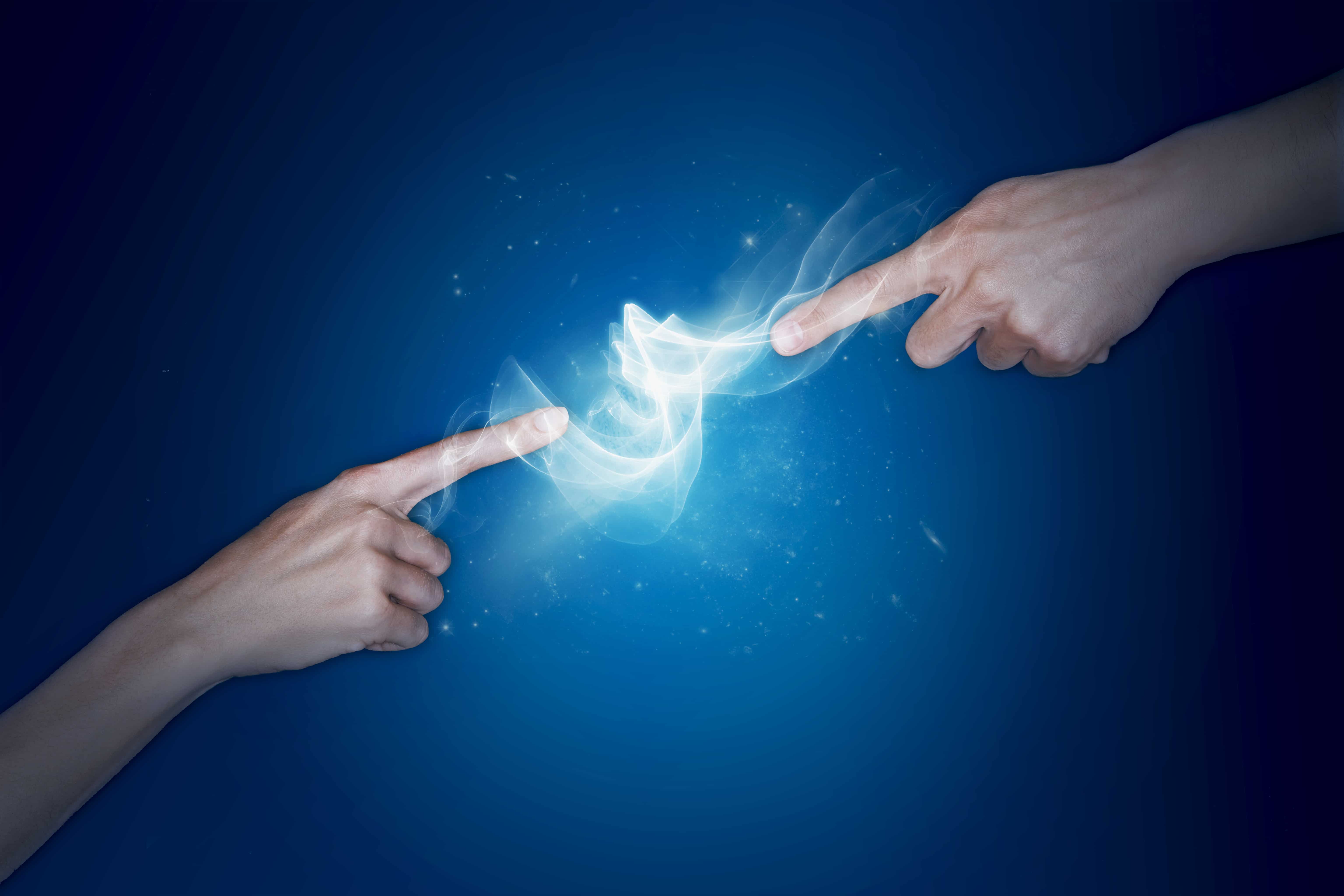 energy from one person to another